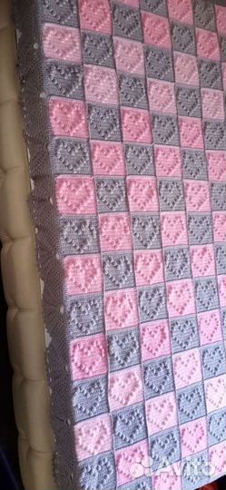 Плед покрывало ручной работы