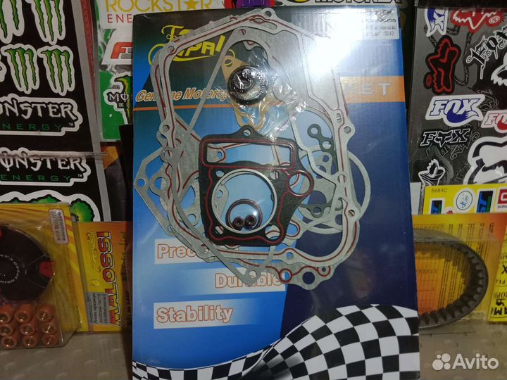 Прокладки двигателя на мопед, питбайк 125cc
