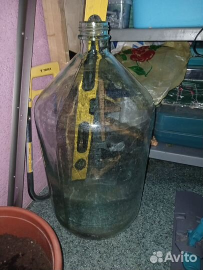 Бутыль стеклянная 20 литров