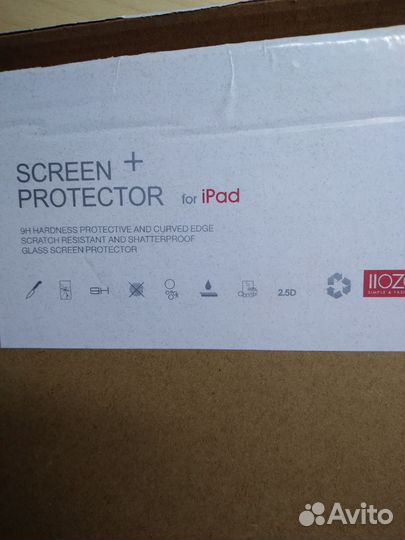 Защитное стекло на iPad