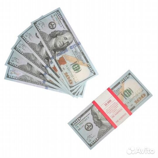 Пачка купюр 100