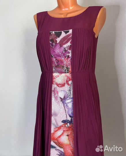 Платье вечернее, блестящее 44 р Monsoon uk10