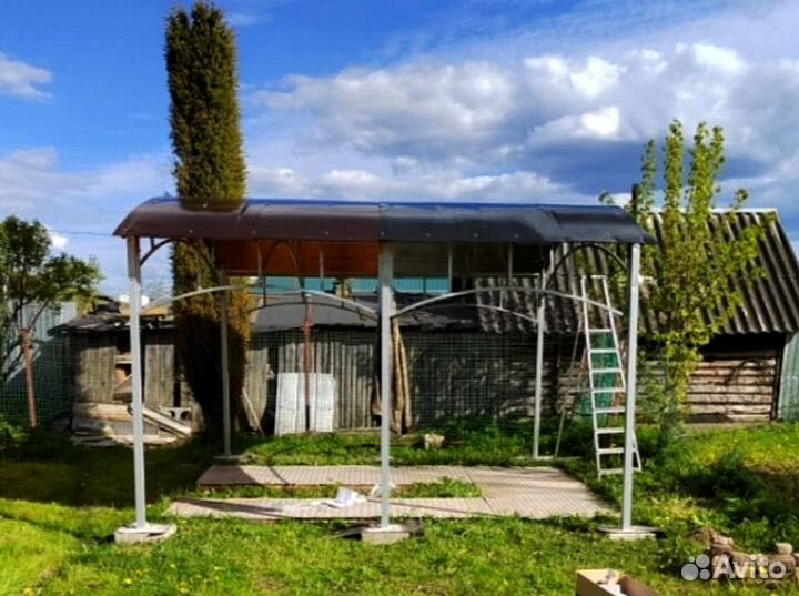 Навесы из поликарбоната. Свое производство