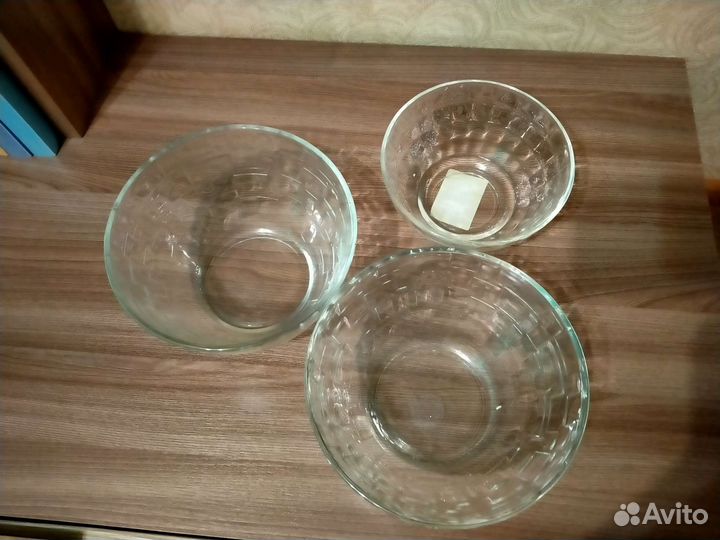 Набор салатников стекло