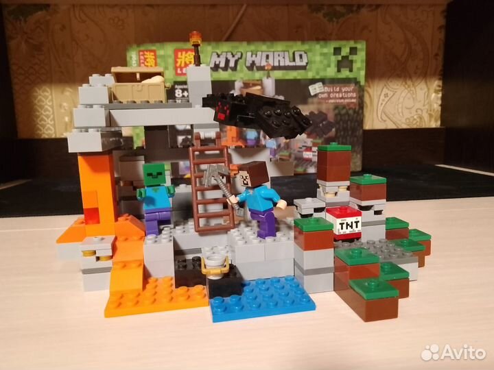 Конструктор лего майнкрафт 79043 Пещера