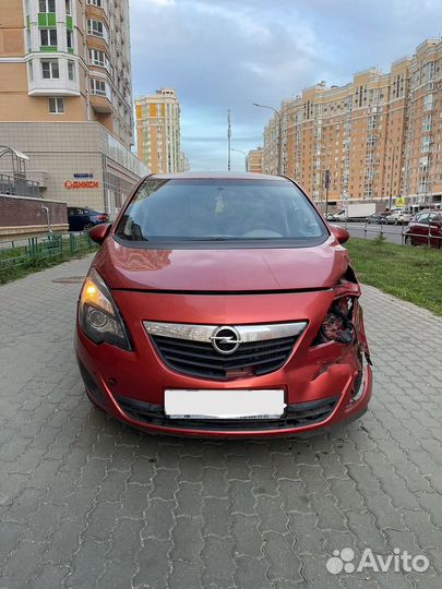 Opel Meriva 1.4 МТ, 2012, битый, 155 000 км