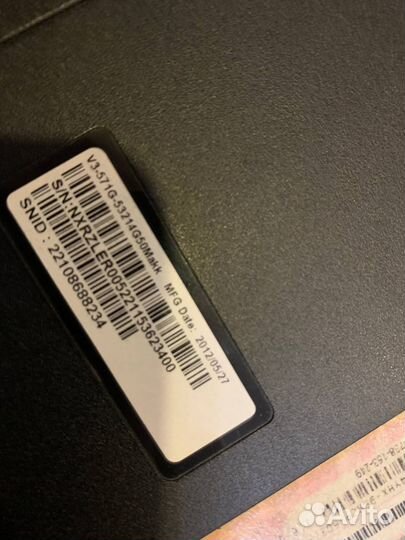 Ноутбук Aser V3-571G-53214G50Makk