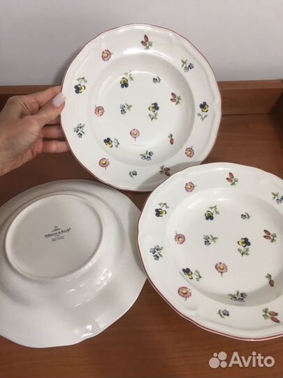 Villeroy boch petite fleur тарелки салатник