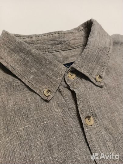 Мужская льняная рубашка canda