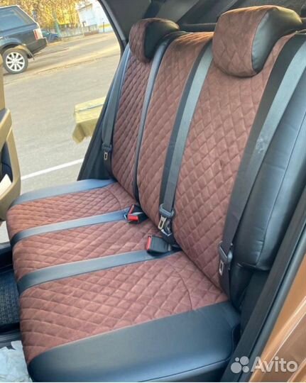 Чехлы алькантара Ромб Hyundai Creta от Автопилот