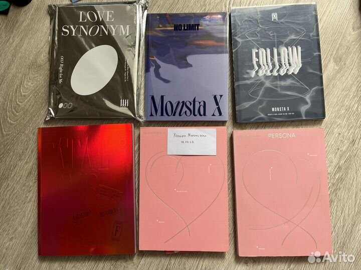Альбомы bts, monsta x