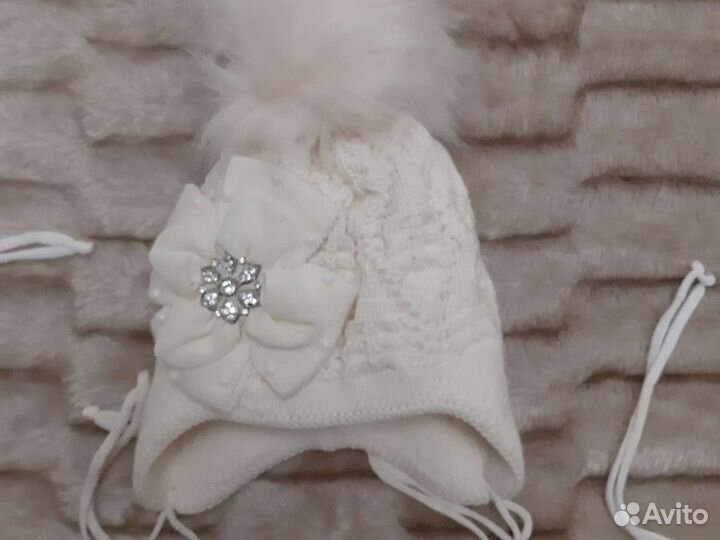 Шапка зимняя на девочку