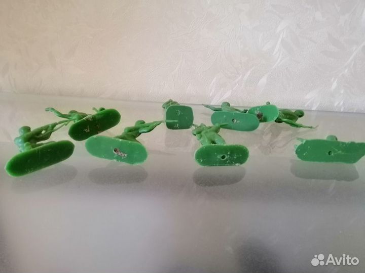 Игрушка - набор солдатиков «Солдаты в бою» СССР