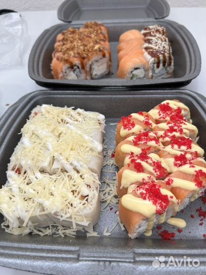 Доставка роллов/пиццы/шавермы/wok