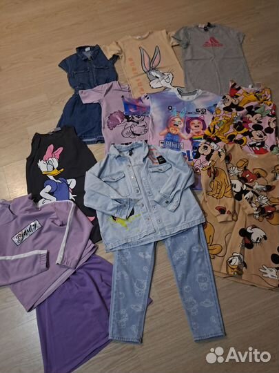 Пакет одежды для девочки122- 128 размер