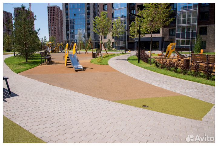 Покрытие из резиновой крошки