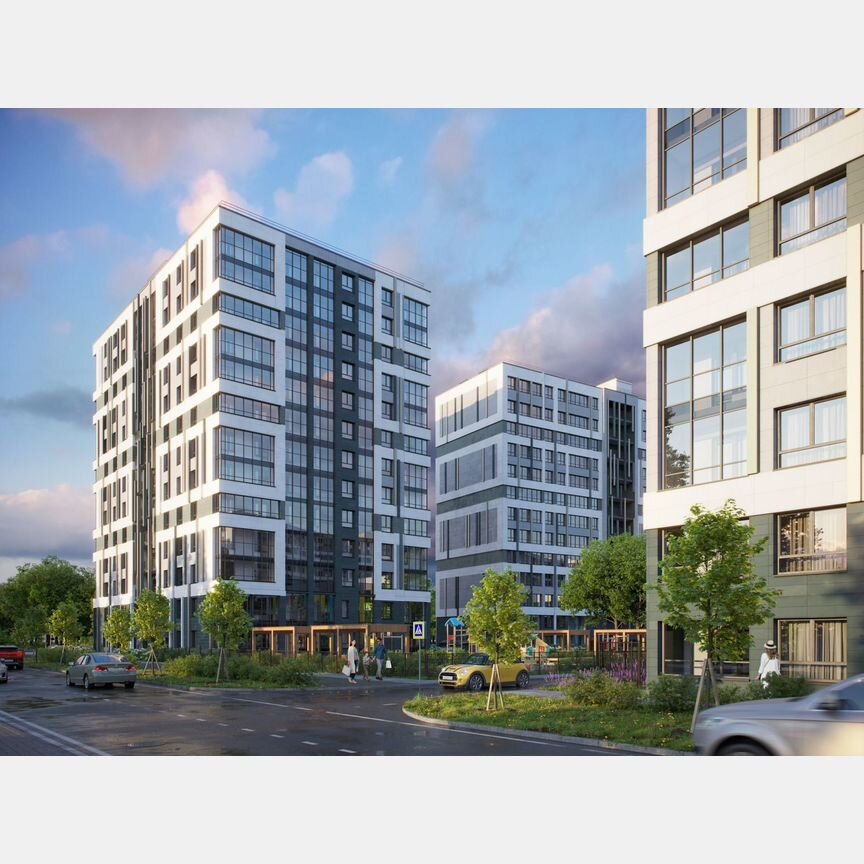 Квартира-студия, 22,9 м², 1/13 эт.