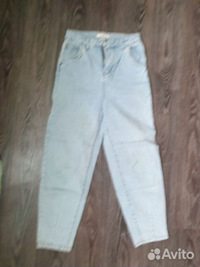 Джинсы женские летние высокая посадка 42-44, светл