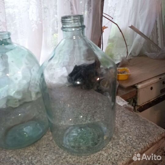 Бутыль стеклянная 20 литров и 10л