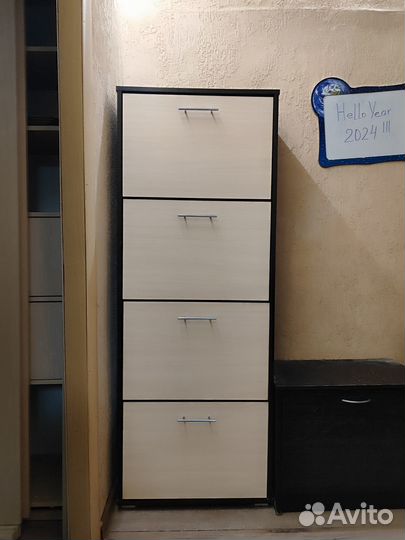 Обувница в прихожую закрытая 60x160