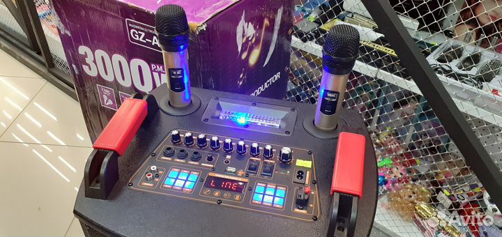 Портативная колонка 3000W 121см высота Клубная