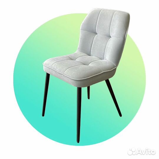 Стул дизайнерский Светло- серый