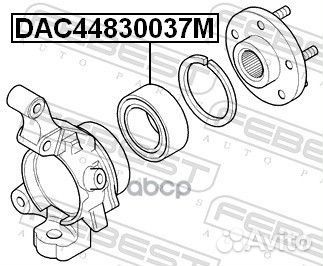 Подшипник ступ. пер. наруж. Rover 75 all 99