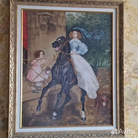 Картина вышитая крестом