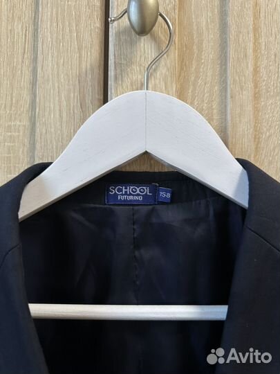 Пиджак школьный для мальчика 158