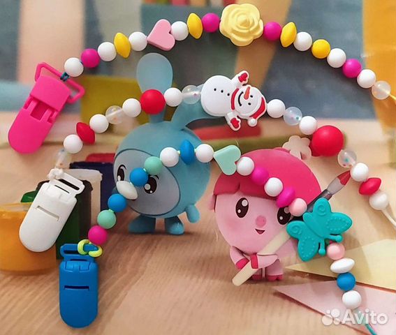 Силиконовые держатели для пустышки