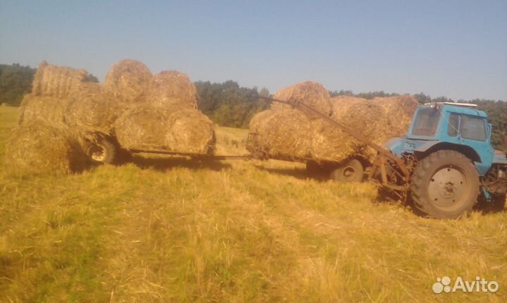 Солома в рулонах