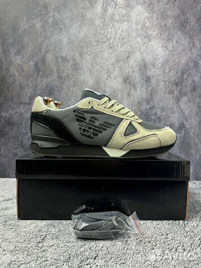 Мужские Кроссовки Emporio Armani EA7 Натуральная