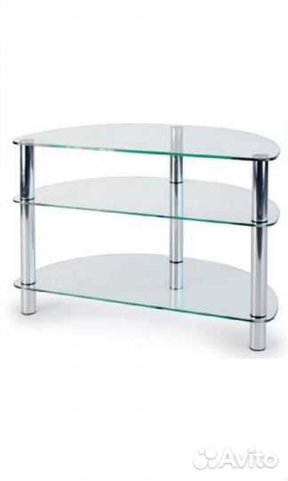 Стеклянная тумба под аппаратуру