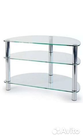 Стеклянная тумба под аппаратуру