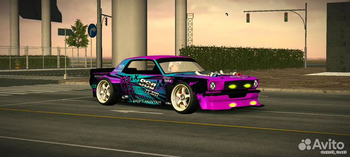 Мустанг хуниган бсе в кар паркинг