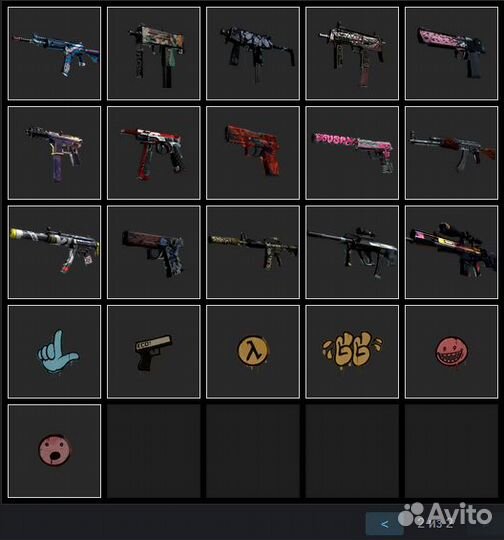 Продам скины ксго по 75 цене от торговой площадки