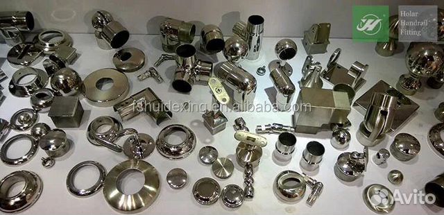 Комплектующие для перил и поручней из нерж стали купить в Щелково ...