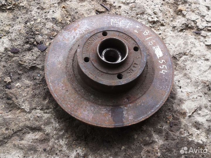 Диск тормозной зад Megan 1/ Scenic 1