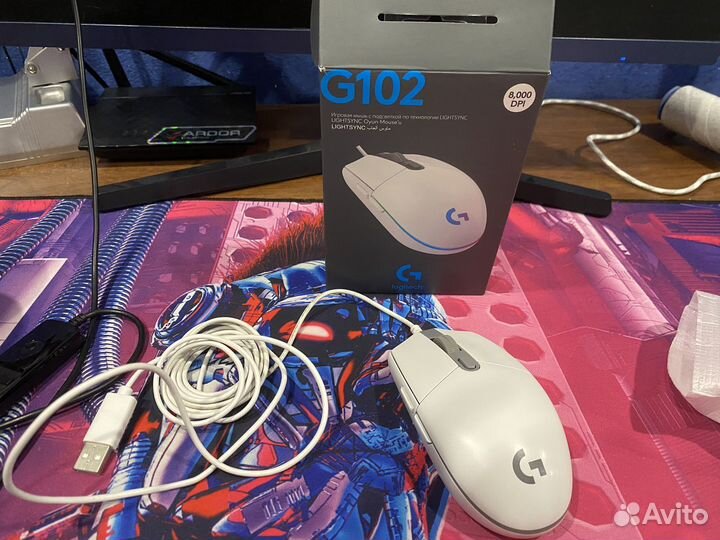 Игровая мышь logitech g102