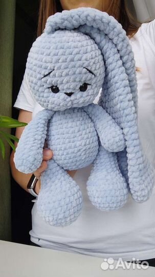 Вязаные игрушки заяц
