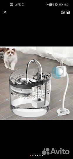Питьевой фонтанчик для кошек