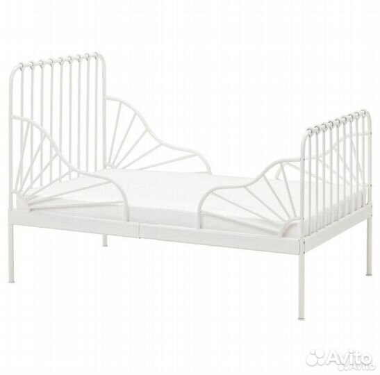 IKEA миннен Кровать детская раздвижная + матрас