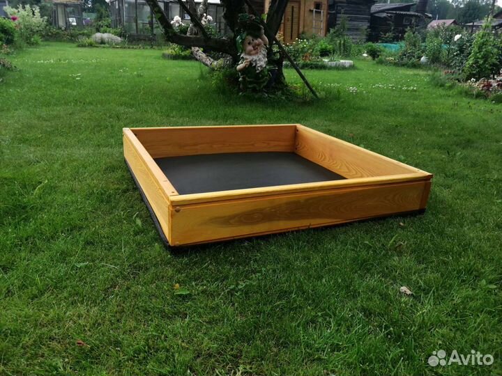 Песочница быстросборная с тентом, 83х83 см