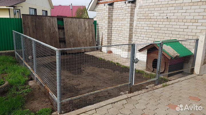Вольер для собак, будка и настил торг