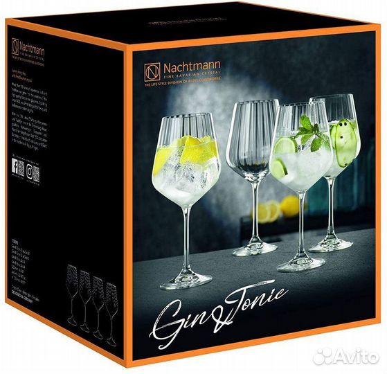 Бокалы nachtmann Gin&Tonic 4 шт 640 мл