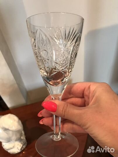Хрустальные фужеры времен СССР