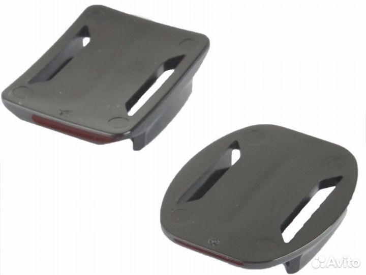 Изогнутая и прямая клеящиеся крепления для GoPro