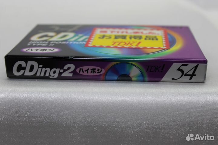 Аудиокассета TDK CDing-2 54.TypeII.Запечатанная