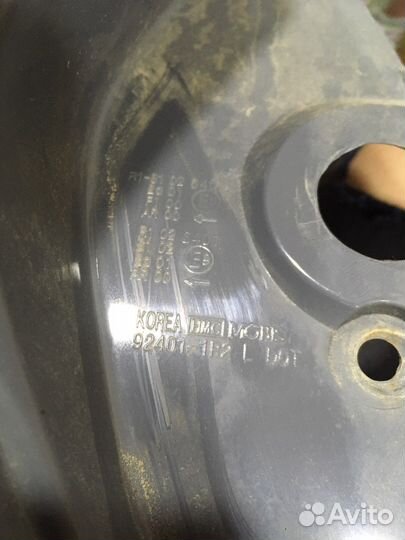 Hyundai solaris 1 задний левый фонарь