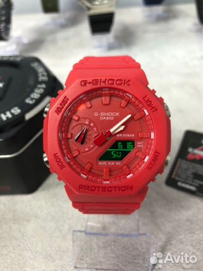 Часы casio g shock белые